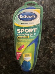 Dr Scholls Sport Massaging Gel Advanced Shoe Insoles Women Size 6-10 (1 PAIR)