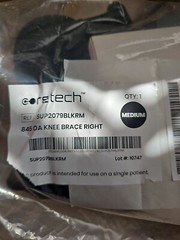 Coretech 845 OA Knee Brace Right Medium W/ Adjusters -NEW! [5]