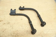 PAIR ANTI-TIP Wheels Arms Brackets for Quickie Iris Tilt-In-Space Wheelchairs