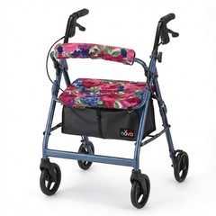 NOVA Rollator Walker Seat & Backrest Cover Set – Aloha Blue