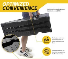 Lift Stackable Vehicle Car Ramp 6500 LBS Per Pair 3250 LBS Per Ramp 2 Pack