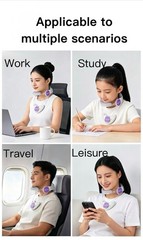 Neck brace prevents head tilting and forward neck posture, supports the cervical