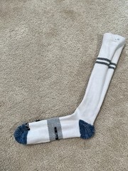 New NWOT 1 Pair Bombas Everyday Compression Socks Calf 15-20mm Large White