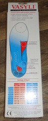Vasyli Full Length Custom Orthotics Blue Medium Density Kids Sm 12 – 13