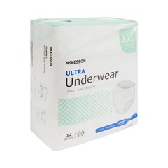 McKesson Adult Disposable Pull On Underwear Diapers XXL Heavy Absorbency 48 Ct