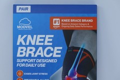 Modvel Compression Knee Brace for Women and Men Pair Knee Compression Sleeve L