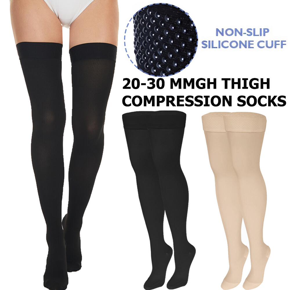 Thigh High Compression Socks 20-30 mmHg Support Stockings Surgical Varicose Pain