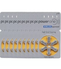 Power One P10 Hearing Aid Battery, 60 Pieces Made in Germany Exp. 09/24 NEW