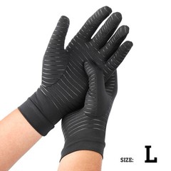 2 Pairs Copper Arthritis Compression Gloves Hand Support Joint Pain Relief Sport