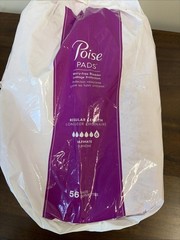 Poise Pads Regular Length Ultimate 56 Count New In Package