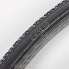 Black Wheelchair Solid Tyre 24×1 3/8 inch