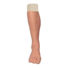 Highly Simulated Skin Artificial Silicone Prosthesis Foot Sleeve Leg Cover Scars