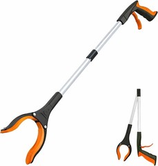 Grabber Reacher Tool – 32” Extra Long Foldable Gripper and Reaching Tool – Heavy