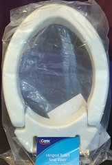 LPN – Compass Health Carex Hinged Elongated Toilet Seat Riser – Adds 3.5″