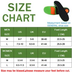 Orthotic Insoles Shoe Inserts Pad Heavy Duty Arch Support Replacement Inner Sole