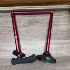 HurryCane Freedom Edition Foldable Walking Cane with T Handle Red/Magenta