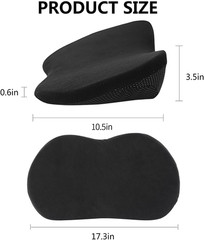 Car Seat Cushion – Memory Foam Car Seat Pad – Sciatica & Lower Back