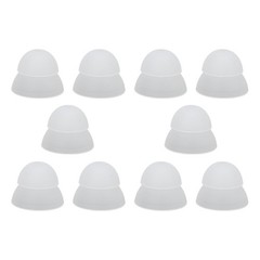 10PCS Hearing Aid Domes 12mm/0.5in Double Layer Soft Silicone Washable Removable