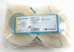 10 Coloplast 16971 Mio Convex Barriers 5/8″- 2-1/16″ Cut To Fit *NIB