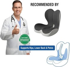 Cushion Lab Patented Pressure Relief Seat Cushion for Long Sitting Hours