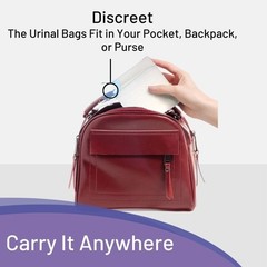 Disposable Male Urinal Bag Carebag Pee Bag Medical Grade with Super Absorbent…