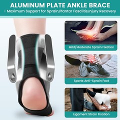 Ankle Stabilizer Brace Support Rotatable Tendon Plantar Fasciitis Pain Relief