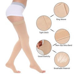 20-30mmHg Gradient Compression Stockings Treatment for Edema,Varicose Veins,Pain