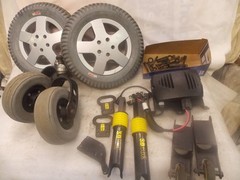 Invacare Front 6” Caster Wheels Pronto Power Wheelchair TDX SC SP Bearings Nuts