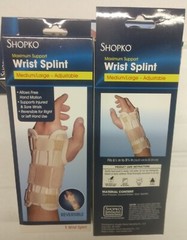 Shopko Maximum Support Wrist Splint Medium/Large – Reversible (Pack of 2)