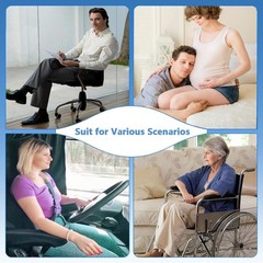 Seat Cushion for Hip Coccyx Pressure Relief, 6in Thick Extra Large Ergonomic …