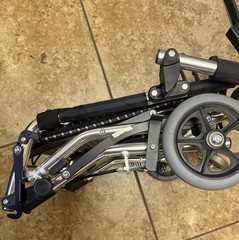 Wheelchair Ultra-Light Wheelchair for The Elderly, Folding Transport Chair. 15lb