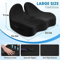 Cushion Lab Patented Pressure Relief Seat Cushion for Long Sitting Hours