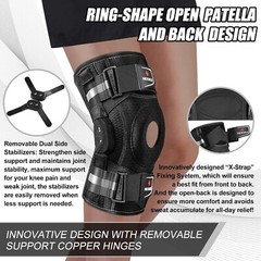 NEENCA Professional Knee Brace Relief Pain Hinged Knee Support Small