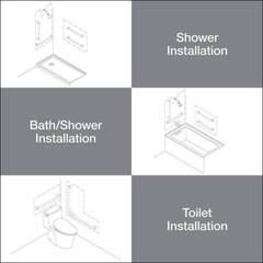 KOHLER Carmichael 16 in. Grab Bar in Oil-Rubbed Bronze K-R27235-2BZ