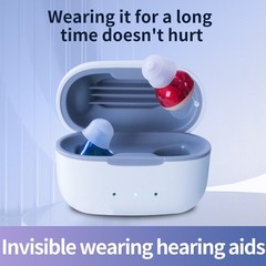 Bluetooth APP Control Hearing Aids Rechargeable For Seniors With Noise Reduction