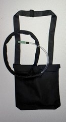 Urine Drainage Bag Holder with Catheter Pipe Cover & Adjustable Strap