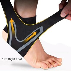 Adjustable Ankle Brace Compression Sleeve Support Fasciitis Pain Relief US