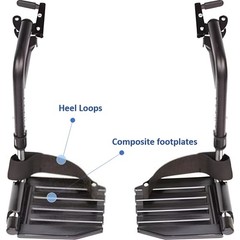 Invacare Tracer EX2 Wheelchair, 18in Seat, Desk Arms & Swing-Away Footrests