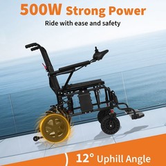 Lightweight Electric Wheelchair Power Foldable Compact Portable Mobility Scooter