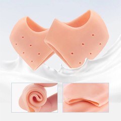 2 Pieces Heel Silicone Protector Protective Sleeve Heel Spur Pads for Relief Pla