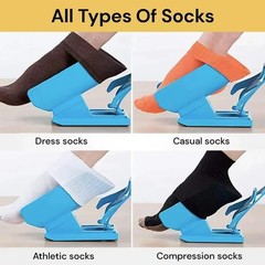 Easy On Easy Off Sock Aid Kit – Perfect Helper for Mobility Challenges, Blue