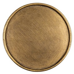 Creative Co-Op Metal Martini Cocktail Table Antique Brass Ec1446