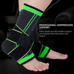 Ankle Support Brace, Breathable Ankle Compression Sleeve with Adjustable Wrap,El