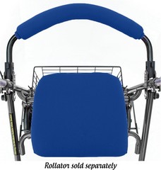 Top Glides Universal Soft Rollator Walker Seat and Backrest Blue ONLY Covers NEW