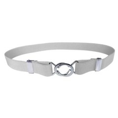 Adjustable Elastic Stretch Belt for Women 2.5cm Wide Metal Ring Buckle No Hassle