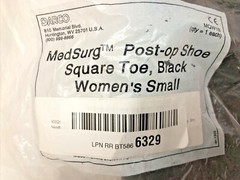 Darco MedSurg Duo Pressure Relief Post-Op Square Toe Surgical Shoe Women’s Small