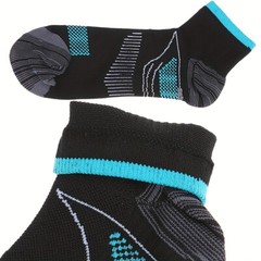Women Men Low Cut Ankle Compression Socks Supports Nylon Athletic Sports Cycling