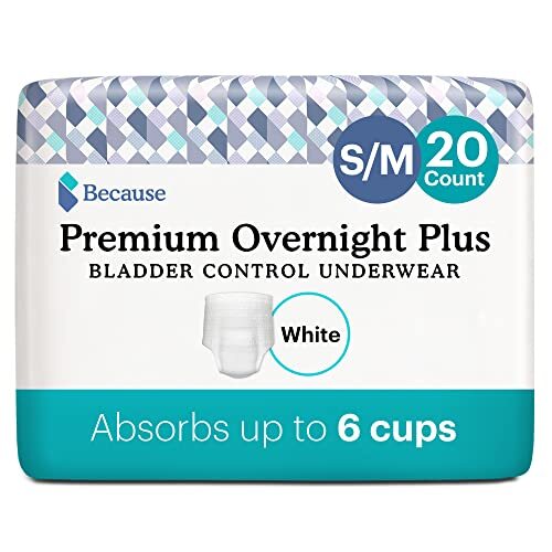 Because Unisex Premium Overnight Plus Pull Up Underwear – Extremely Absorbent…