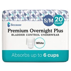 Because Unisex Premium Overnight Plus Pull Up Underwear – Extremely Absorbent…