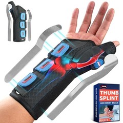 Carpal Tunnel Wrist Brace Night Small/Medium(Pack of 1) Right Hand-Black Blue